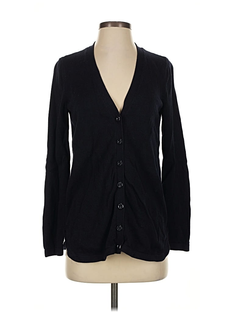 Pre-owned Talbots Cardigan Sweater In Black