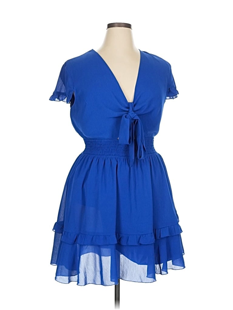 Pre-owned Prettygarden Casual Dress In Blue