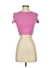 Zara Pink Short Sleeve Turtleneck Size S - photo 1
