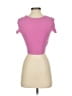 Zara Pink Short Sleeve Turtleneck Size S - photo 2