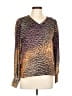 Etcetera Brown Long Sleeve Blouse Size 10 - photo 1