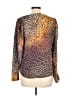 Etcetera Brown Long Sleeve Blouse Size 10 - photo 2