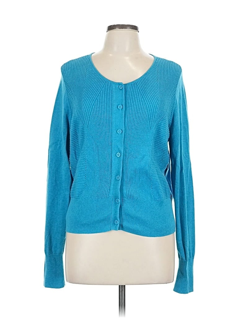 Pre-owned Cabi Cardigan Sweater In Blue