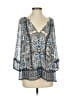 Joie Blue 3/4 Sleeve Blouse Size S - photo 1