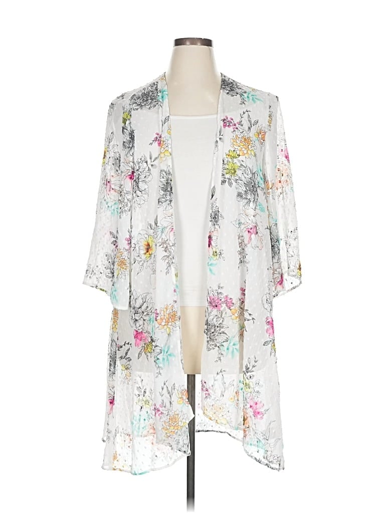 Pre-owned Torrid Kimono In White