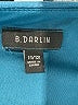 B. Darlin 100% Polyester Teal Cocktail Dress Size 11 - 12 - photo 7