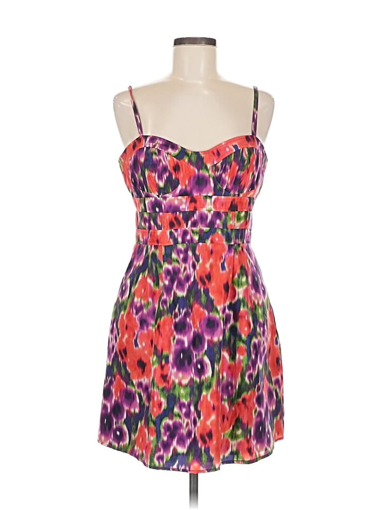 Pre-owned Bebe Cocktail Dress In Purple