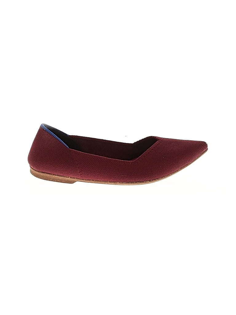 Pre-owned Rothys Flats In Burgundy