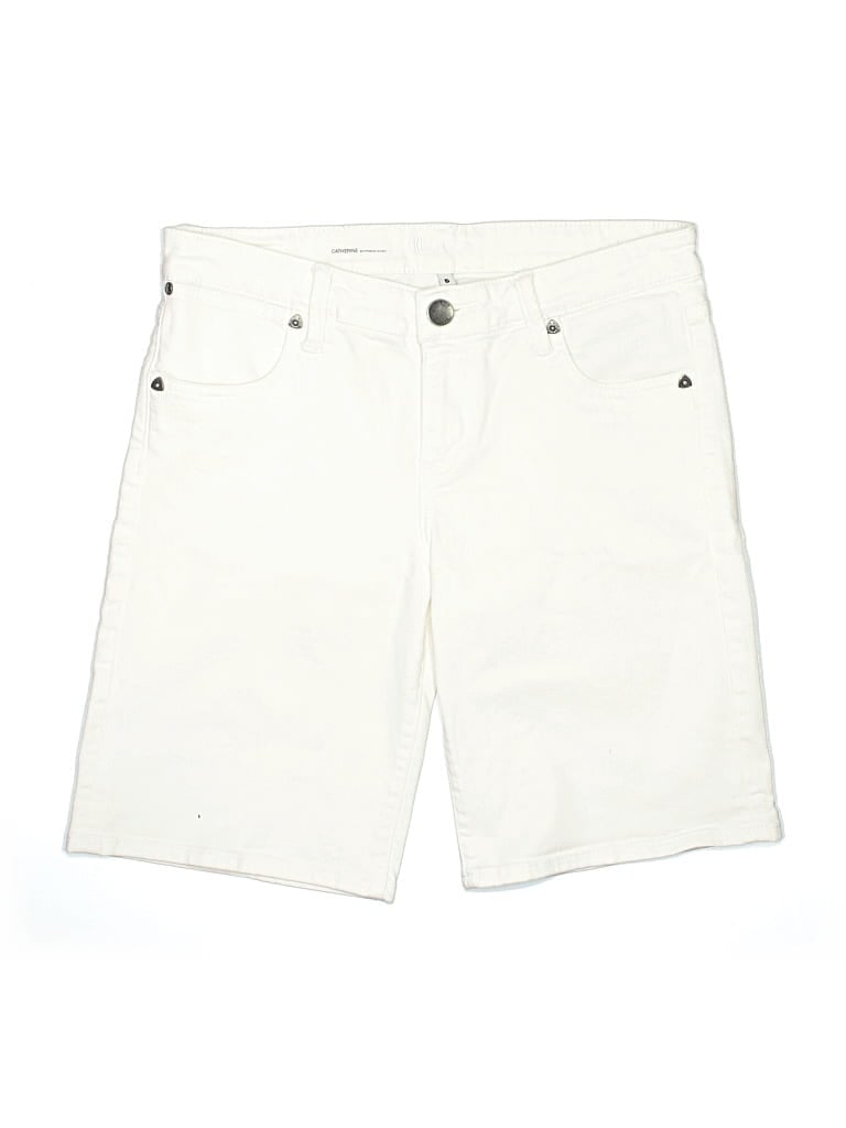 Pre-owned Kut From The Kloth Khaki Shorts In White