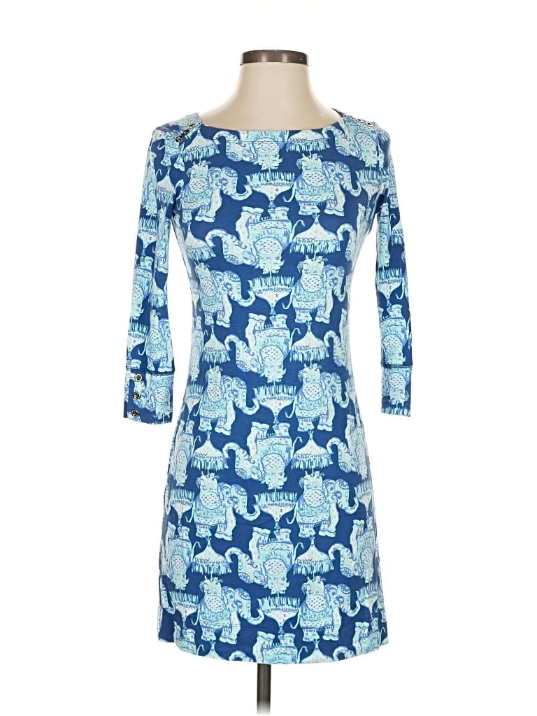 Pre-owned Lilly Pulitzer Cocktail Dress In Blue