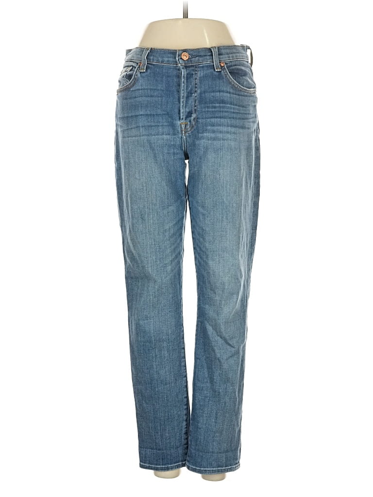 Pre-owned 7 For All Mankind Jeans In Blue