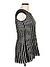 Ella Moss Houndstooth Black Casual Dress Size 10 - photo 4