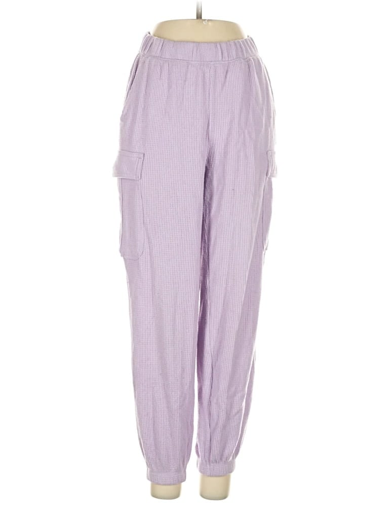 Pre-owned Aerie Casual Pants In Purple