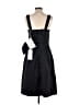 P.A.R.O.S.H. 100% Polyester Black Cocktail Dress Size S - photo 2