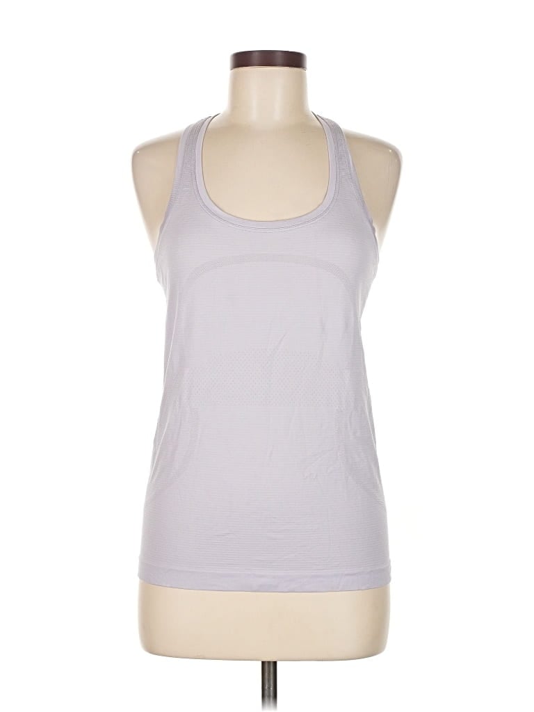 Pre-owned Lululemon Athletica Active Tank Top In Gray