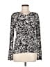 Tahari Black Long Sleeve Blouse Size M - photo 1