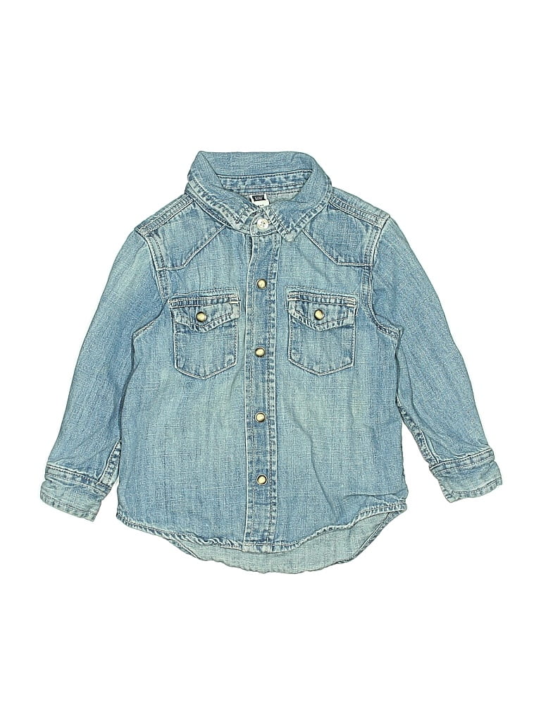 Pre-owned Baby Gap Outlet Kids' Denim Jacket In Blue