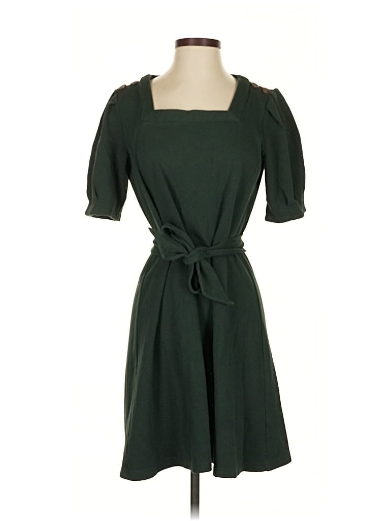 Pre-owned Current Air Casual Dress In Green