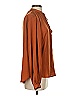 H&M 100% Polyester Brown Long Sleeve Blouse Size 4 - photo 4
