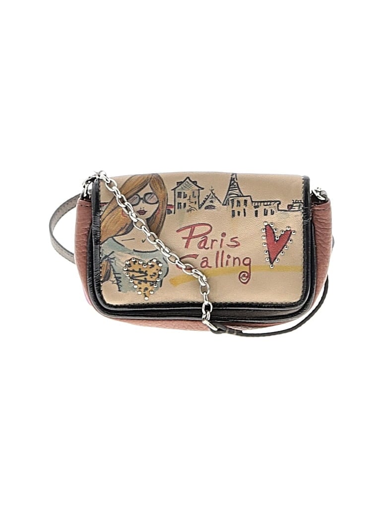 Pre-owned Brighton Leather Crossbody Bag In Brown