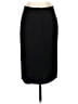 Vince. 100% Polyester Solid Black Formal Skirt Size 0 - photo 2
