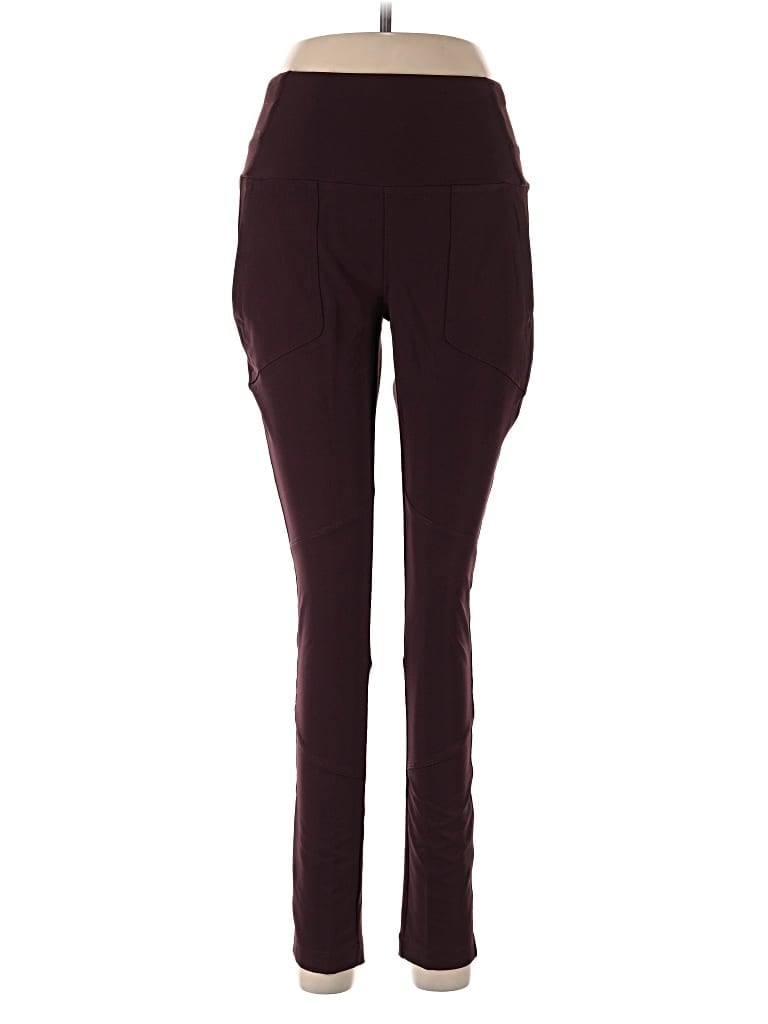 Pre-owned Avalanche Active Pants In Burgundy