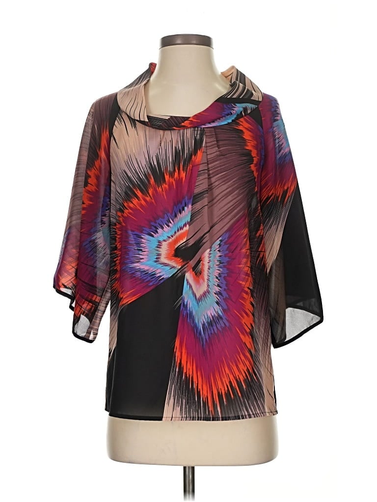 Pre-owned The Limited 3/4 Sleeve Blouse In Black