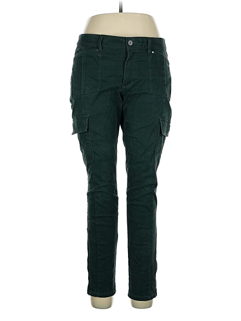 Pre-owned White House Black Market Cargo Pants In Green