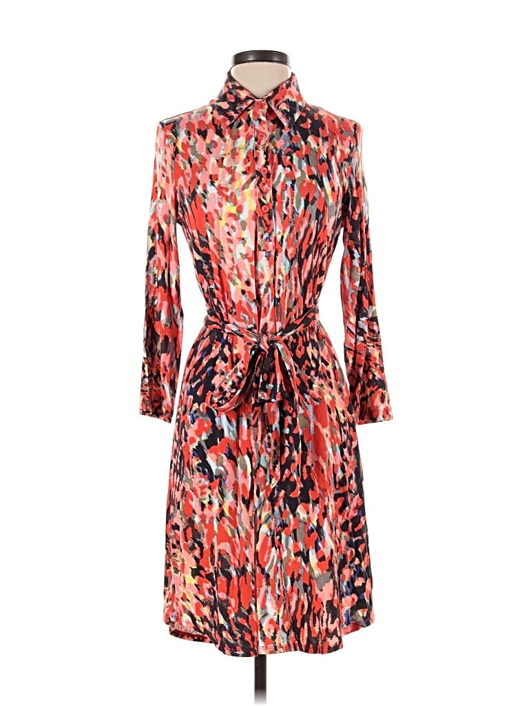 Pre-owned Cabi Cocktail Dress In Orange