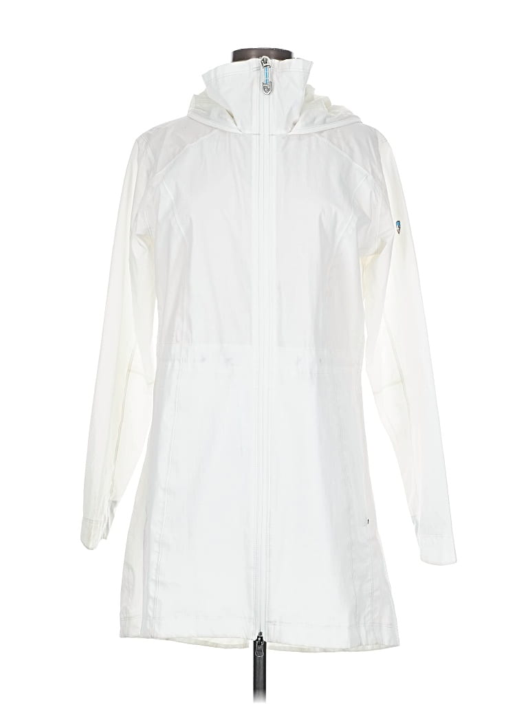 Pre-owned Kuhl Raincoat In White