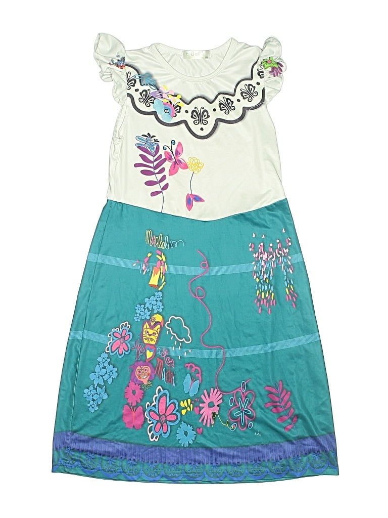 Pre-owned Assorted Brands Kids' Dress In Blue