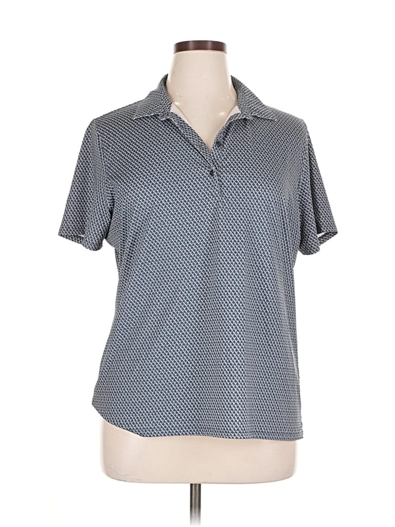 Pre-owned Vineyard Vines Performance Short Sleeve Polo Shirt In Gray