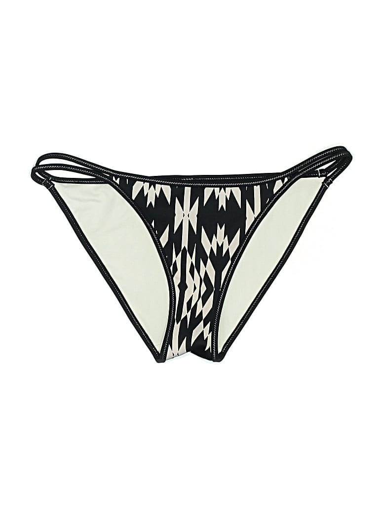 Pre-owned Victoria's Secret Swimsuit Bottoms In White