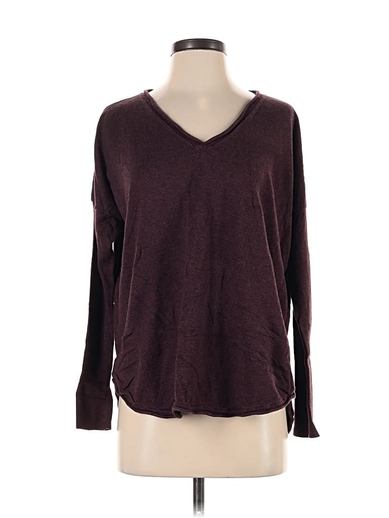 Pre-owned Victoria's Secret Pullover Sweater In Burgundy
