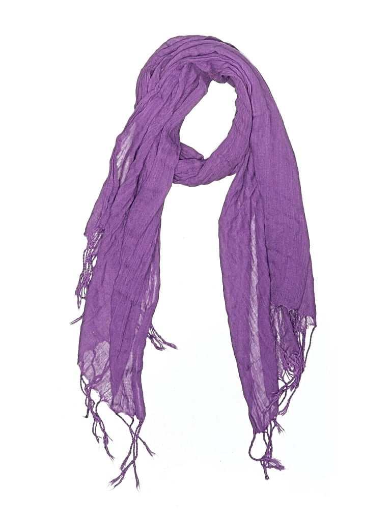 Pre-owned Unbranded Scarf In Purple