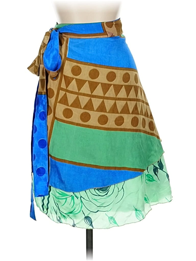 Pre-owned Unbranded Casual Skirt In Green