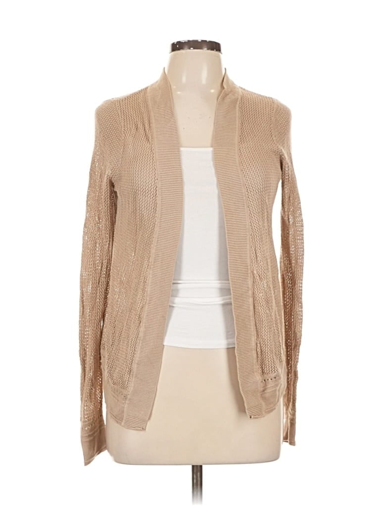 Pre-owned Lucky Brand Cardigan Sweater In Brown