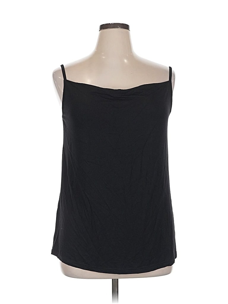 Pre-owned Unbranded Tank Top Black Strapless Neckline Tops