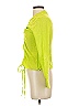 Topshop Green 3/4 Sleeve Blouse Size 4 - photo 5