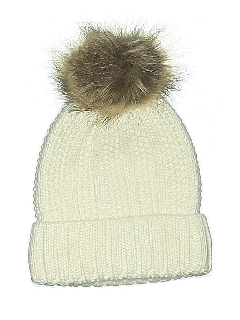 Pre-owned Unbranded Beanie Hat In White