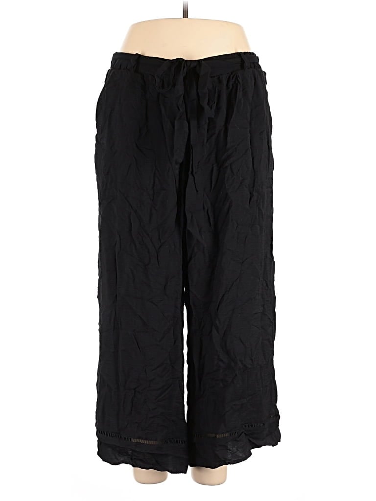 Pre-owned Ava & Viv Casual Pants In Black