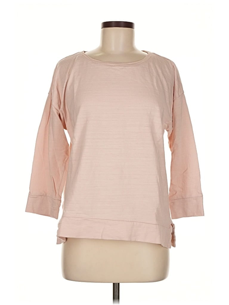 Pre-owned Ann Taylor Loft 3/4 Sleeve T-shirt In Pink