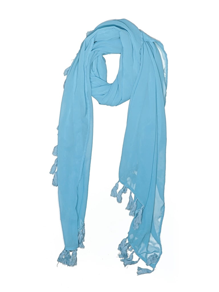 Pre-owned Unbranded Scarf In Blue