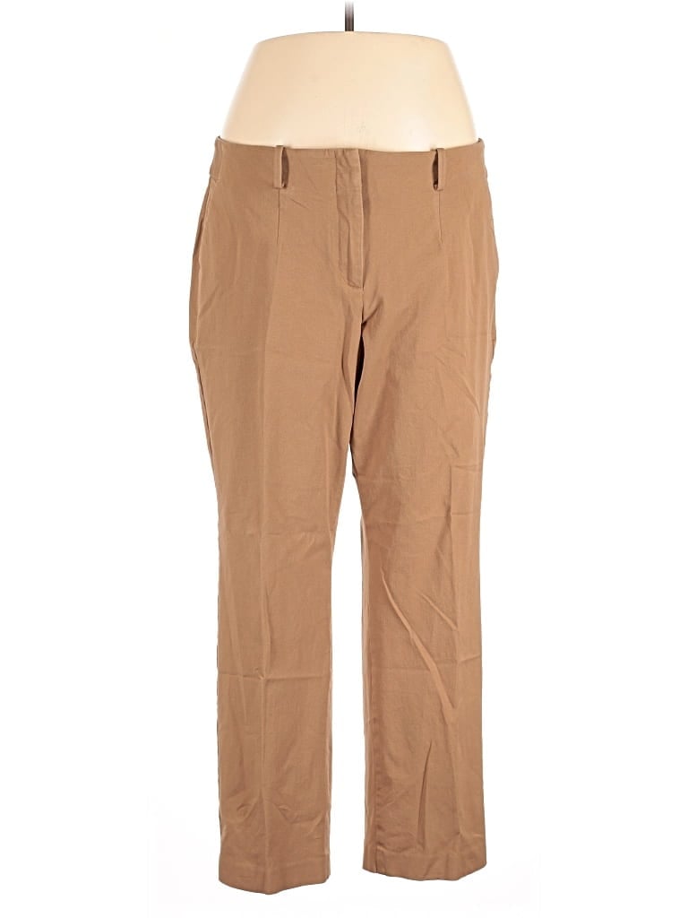 Pre-owned Talbots Outlet Khaki Pant In Brown
