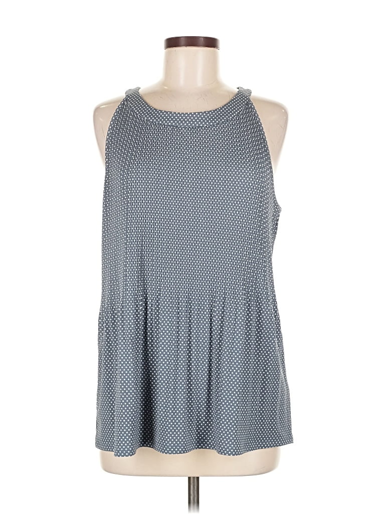 Pre-owned Adrianna Papell Sleeveless Blouse In Gray