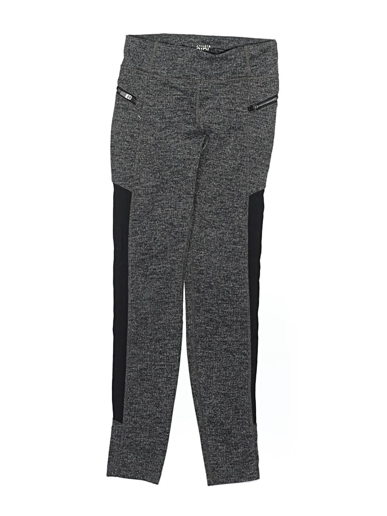 Pre-owned Athleta Girl Kids' Active Pants In Gray