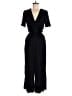 Madewell 100% Polyester Chevron-herringbone Black Jumpsuit Size 2 - photo 1
