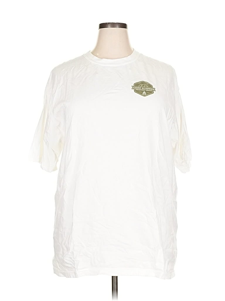 Pre-owned Comfort Colors Short Sleeve T-shirt In White