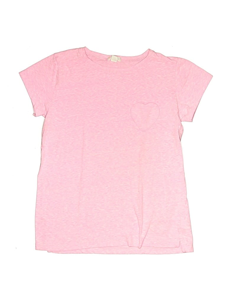 Pre-owned Crewcuts Kids' Short Sleeve T-shirt In Pink