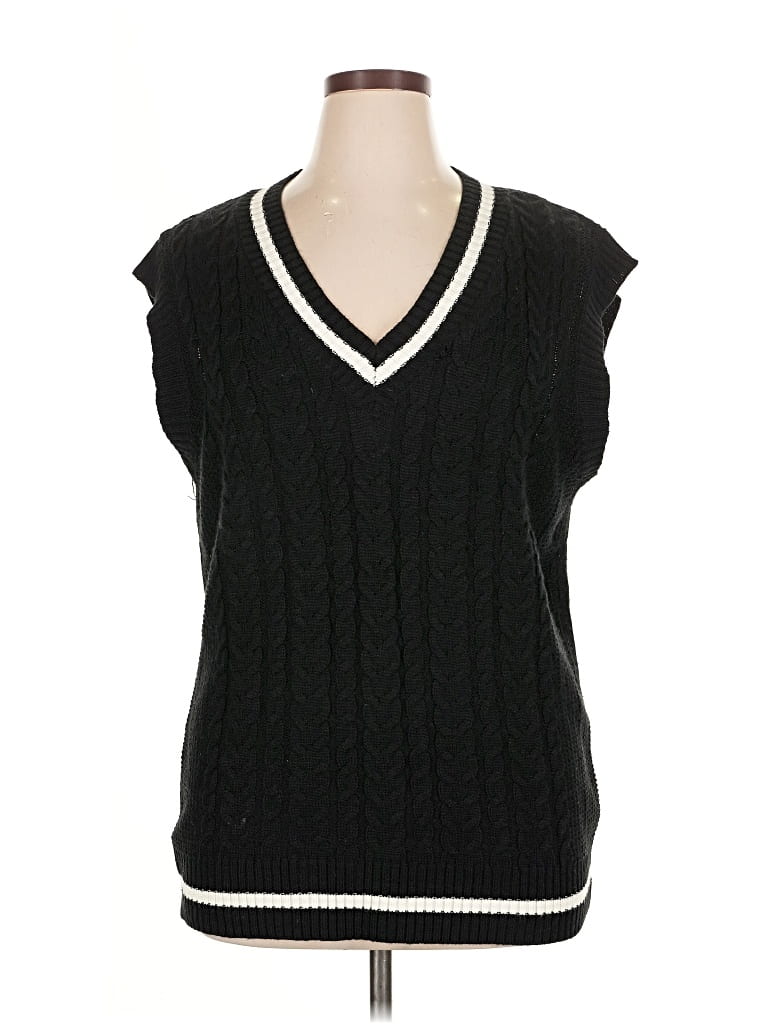Pre-owned Freshman 1996 Sweater Vest In Black